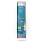 Nedis CABW22200AT20 sztereo audió kábel 3,5mm sztereo jack - 2x RCA,  Aranyozott,  2 m - Image 3