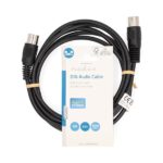 Nedis CAGL20000BK20 DIN audio kábel, DIN 5 tűs dugó, Nikkelezett, 2m - Image 3