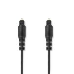 Nedis CAGL25000BK50 optikai audio kábel, TosLink dugó, hossz 5m