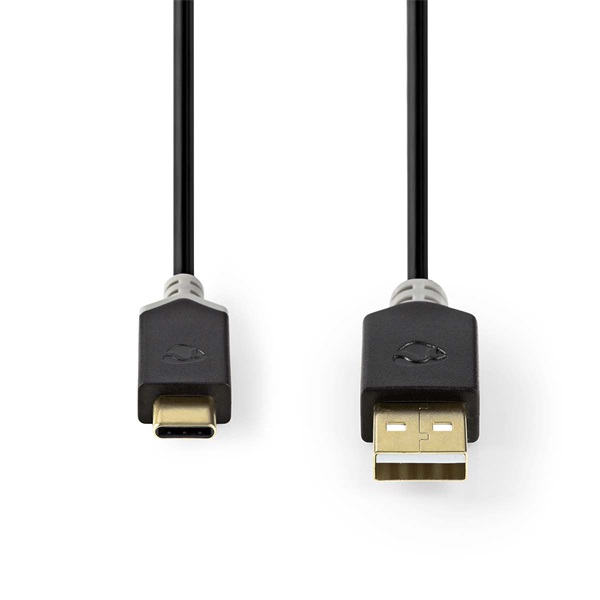 Nedis CCBW60600AT10 USB kábel, USB2.0 Gen 1, USB-A dugó - USB-C dugó, 60 W | 480 Mbps, 1 m - Image 2