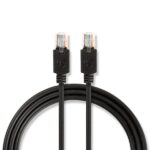 Nedis CCBW85100AT150 UTP Cat5e patch kábel, LSZH, RJ45, 10/100/1000 Mbit/s, hossz 15m, fekete - Image 2