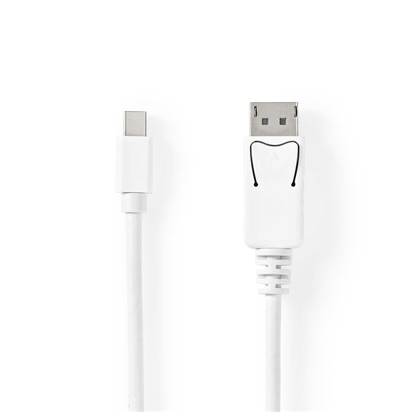 Nedis CCGB37404WT20 DisplayPort 1.4 kábel, displayport dugó - mini display port dugó, 8K@60Hz, 2m - Image 2