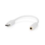 Nedis CCGB65950WT01 USB-C (USB C) dugó - 3,5 mm sztereo jack aljzat, aranyozott, 0,10m - Image 3