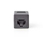 Nedis CCGB89010BK Cat5e / Cat6, RJ45 UTP toldó, ABS - Image 2