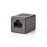 Nedis CCGB89010BK Cat5e / Cat6, RJ45 UTP toldó, ABS