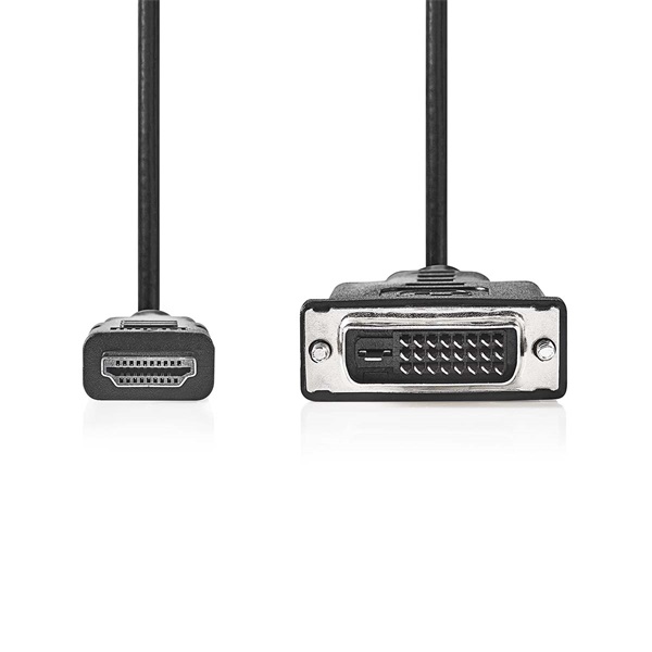 Nedis CCGL34800BK30 HDMI - DVI-D 24+1p kábel, 1080p, hossz 3m - Image 1