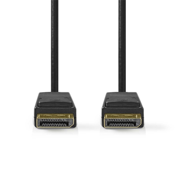 Nedis_CCGL37010BK20_Displayport_kabel_4K60Hz_aranyozott_csatlakozok_2m-i1652876.jpg Nedis CCGL37010BK20 Displayport kábel 4K@60Hz, aranyozott csatlakozók, 2m - Image 1