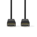 Nedis CCGL37010BK30 Displayport kábel 4K@60Hz, aranyozott csatlakozók, 3m - Image 3