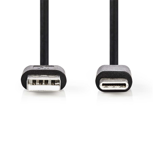 Nedis CCGL60601BK20 USB A - USB C (USB-C) kábel, 5W, hossz 2m - Image 1