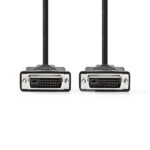Nedis CCGP32001BK30 DVI-D 24+1p kábel, 2560x1600, hossz 3m