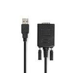 Nedis CCGW60852BK09, USB - RS232 (adapter) kábel, 0,9m - Image 2