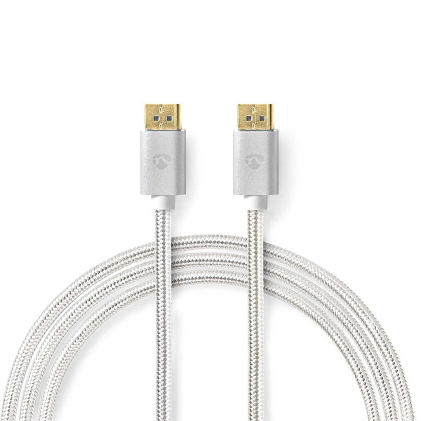 Nedis_CCTB37014AL20_DisplayPort_14_kabel_displayport_dugo_-_display_port_dugo_aranyozott_csatlakozok_8K60Hz_2m-i1810318.jpg Nedis CCTB37014AL20 DisplayPort 1.4 kábel, displayport dugó - display port dugó, aranyozott csatlakozók, 8K@60Hz, 2m - Image 1