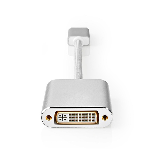 Nedis CCTB37250AL02 Displayport dugó - DVI-D 24+1-Tűs aljzat adapter, aranyozott csatlakozók, 1080p, 20 cm kábel - Image 2