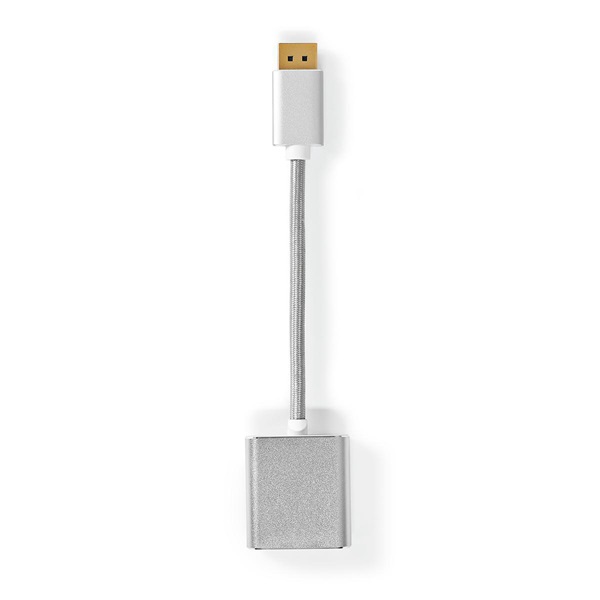 Nedis CCTB37250AL02 Displayport dugó - DVI-D 24+1-Tűs aljzat adapter, aranyozott csatlakozók, 1080p, 20 cm kábel - Image 3