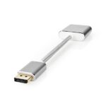 Nedis CCTB37250AL02 Displayport dugó - DVI-D 24+1-Tűs aljzat adapter, aranyozott csatlakozók, 1080p, 20 cm kábel - Image 4