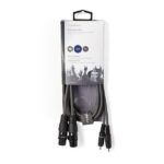Nedis COTH15230GY15 unbalanced/aszimmetrikus félprofi audio kábel, 2x XLR aljzat - 2x RCA dugó, 1,5m - Image 3