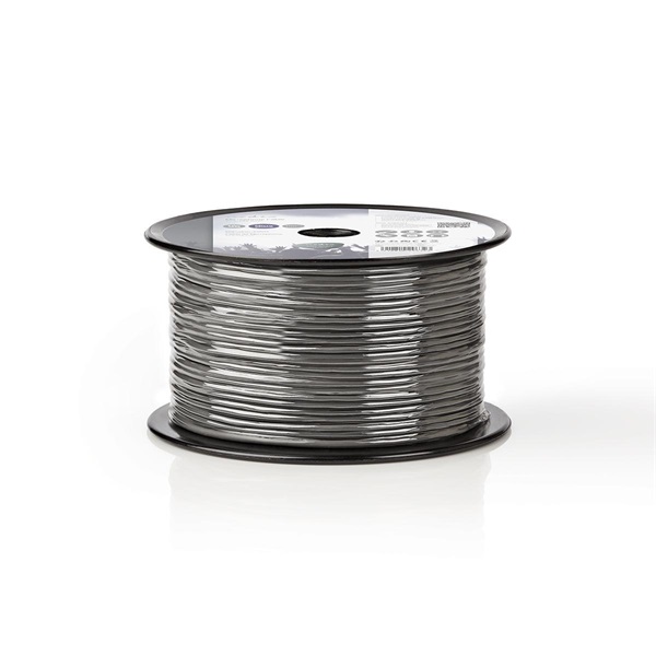 Nedis COTR15011GY100 mikrofon kábel 2 x 0,12 mm2 | Réz | 100 m - Image 2