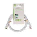 Nedis CSGL40000WT15 koax kábel, dugó - aljzat, 90 dB, 75 Ohm Dupla árnyékolás, 1,5m - Image 3