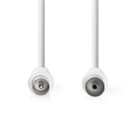 Nedis CSGL40000WT15 koax kábel, dugó - aljzat, 90 dB, 75 Ohm Dupla árnyékolás, 1,5m - Image 2