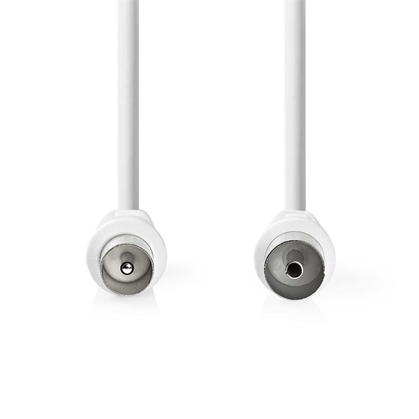 Nedis CSGL40000WT15 koax kábel, dugó - aljzat, 90 dB, 75 Ohm Dupla árnyékolás, 1,5m - Image 2