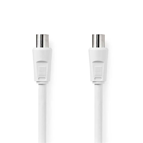 Nedis CSGL40000WT15 koax kábel, dugó - aljzat, 90 dB, 75 Ohm Dupla árnyékolás, 1,5m - Image 1