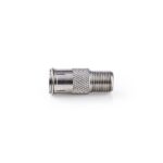 Nedis CSGP41956ME műholdas és antenna adapter, 10 db, F Férfi Gyors, F Nő,  Nikkelezett, 75 Ohm,  Egyenes, Fém, Ezüs