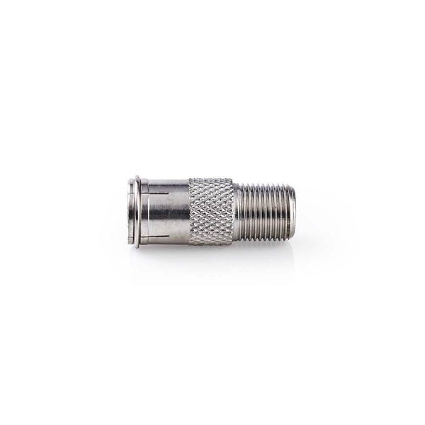 Nedis CSGP41956ME műholdas és antenna adapter, 10 db, F Férfi Gyors, F Nő,  Nikkelezett, 75 Ohm,  Egyenes, Fém, Ezüs - Image 1
