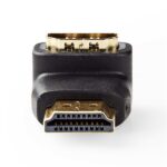 Nedis CVGB34901BK HDMI átalakító adapter, aranyozott 90°-os, pipa - Image 5