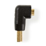 Nedis CVGB34901BK HDMI átalakító adapter, aranyozott 90°-os, pipa - Image 3