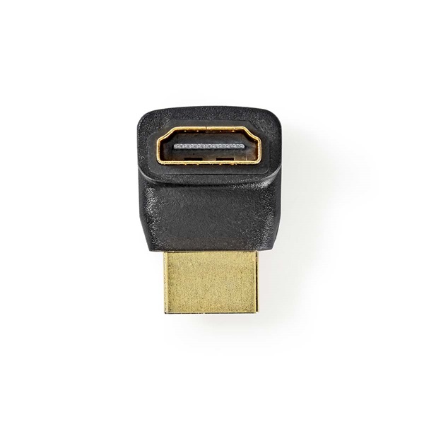 Nedis CVGB34902BK HDMI átalakító adapter, aranyozott, 270°-os szögben elforgatható, pipa - Image 4