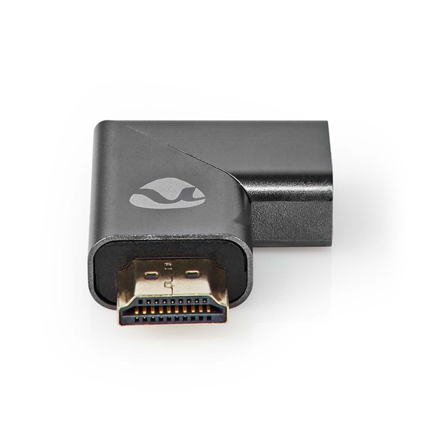 Nedis CVTB34904GY HDMI átalakító adapter, aranyozott, jobbra hajlított, pipa, alumínium borítás - Image 5