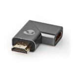 Nedis CVTB34904GY HDMI átalakító adapter, aranyozott, jobbra hajlított, pipa, alumínium borítás