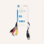 Nedis CAGL20450BK02 DIN audio kábel, DIN 5 tűs dugó - 4x RCA aljzat, 0,20m - Image 3