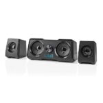 Nedis GSPR21022BK gamer hangszóró készlet, csatornák: 2.2, USB tápellátás, 3,5 mm jack, 48 W, LED, hangerőszabályozó - Image 5