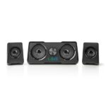 Nedis GSPR21022BK gamer hangszóró készlet, csatornák: 2.2, USB tápellátás, 3,5 mm jack, 48 W, LED, hangerőszabályozó
