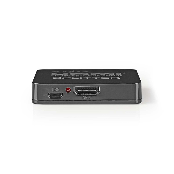 Nedis VSPL34002BK HDMI splitter, 1 x HDMI be - 2 x HDMI ki, HDMI1.4 (4K 30Hz) - Image 2