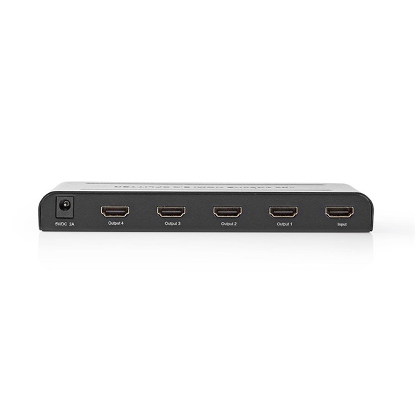 Nedis VSPL3474AT HDMI splitter, 1 x HDMI be - 4 x HDMI ki, 4K@60Hz - Image 2