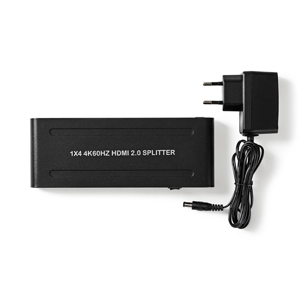 Nedis VSPL3474AT HDMI splitter, 1 x HDMI be - 4 x HDMI ki, 4K@60Hz - Image 4