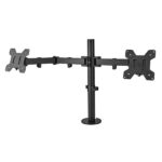 Nedis MMDOSD110BK 15"-32" asztali 2 monitor tartóállvány, VESA 75x75 / 100x100 - Image 4