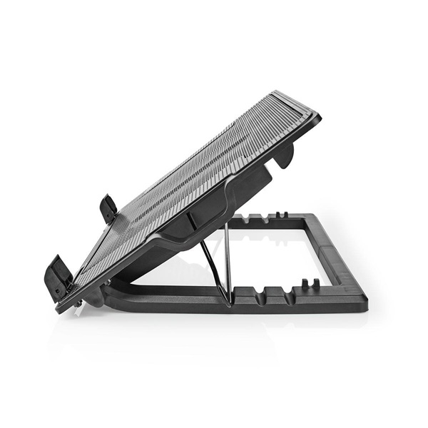 Nedis NBCR200BK notebook hűtő, 14 - 18", 2 X 140mm ventilátor, LED, 1200 rpm - Image 3