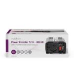 Nedis PIM30012FGY 12V DC - 230V AC inverter, 300W, csatlakozás: szivargyújtós, akku csipesz - Image 4