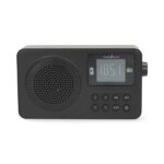 Nedis RDFM2225BK hordozható FM rádió, digitális hangolás, Bluetooth, Fejhallgató kimenet, Ébresztőóra, akkumulátor - Image 2