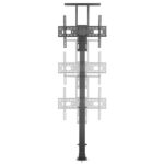 Nedis TVSM5840BK 37-80" LCD TV/Monitor motoros állvány (tartó konzol), állítható magasság 79 - 184 cm, Smart Wi-Fi, 60kg - Image 5