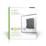Nedis TVWM1010BK LCD TV / monitor fali tartó konzol, 13-27",  max. teherbírás 30 kg, faltáv:20mm, acél - Image 4