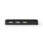 Nedis UHUBU2730BK aktív 7 portos USB HUB, USB 2.0, 5V táp - Image 3