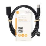 Nedis CCGL60010BK20 USB hosszabító / toldó kábel, USB2.0, hossz: 2m - Image 3