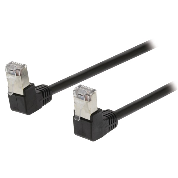 Nedis Valueline VLCP85127B30  SF/UTP Cat5e patch kábel, RJ45, 10/100/1000 Mbit/s, hossz 3m, fekete - Image 1