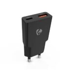 Nedis WCHA30BK gyorstöltő USB-A / USB-C töltő, GaN, PD3.0, QC, Gyorstöltési funkció 1,5 / 2,0 / 2,5 / 3,0 A, 30W, fekete - Image 3