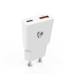 Nedis WCHA30WT gyorstöltő USB-A / USB-C töltő, GaN, PD3.0, QC, Gyorstöltési funkció 1,5 / 2,0 / 2,5 / 3,0 A, 30W, fehér - Image 4