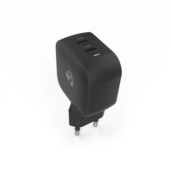 Nedis WGCHA45WBK töltő 45 W | GaN | PD3.0, Gyorstöltési funkció, 2,25 / 3,0 A, 2x USB-C, Automatikus feszültségválasztás - Image 5